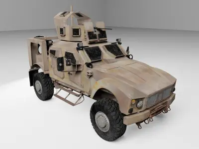 Oshkosh M-ATV Low-poly 3D model