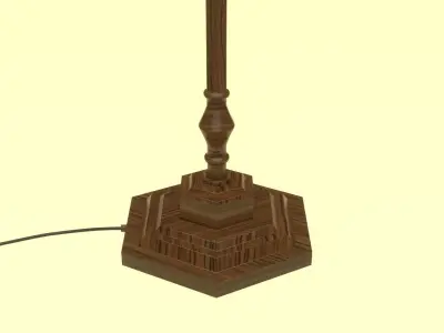 PBR Floor Lamp 3D model