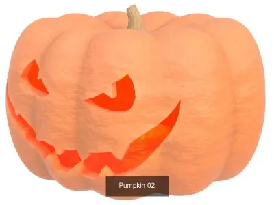 Pumpkin vol 03 3D Model Collection