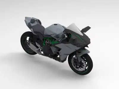 Kawasaki hi 3D model