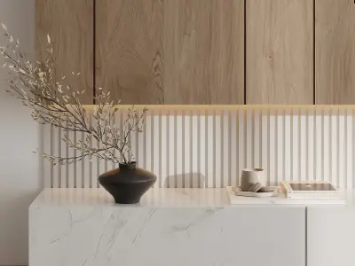 Tv Wall Set 15 3D model