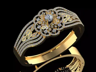 Bracelet DIAMOND  3D print model