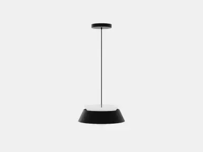 Cuna Lamp Low-poly 3D model