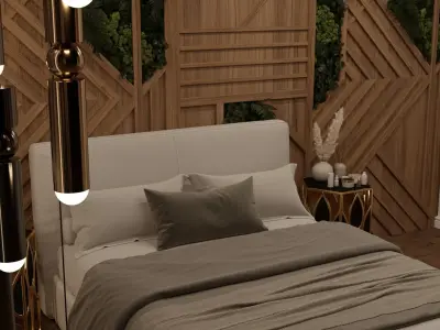 luxury room hous 3D model