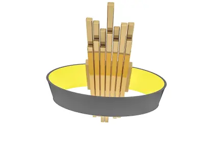 3D classic sconce 02 Low-poly 3D model