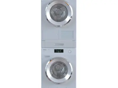 Miele appliances set 3D model