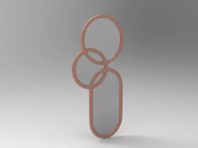 Tito Mirror Low-poly 3D model