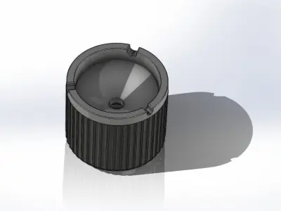 Ash Tray Portable Container  3D print model