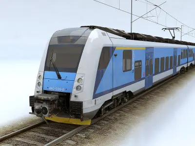 Regio Panter train Low-poly 3D model