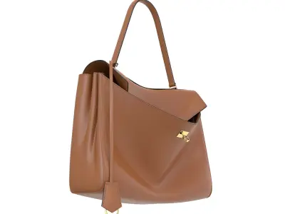 Balenciaga Rodeo Bag Brown Low-poly 3D model