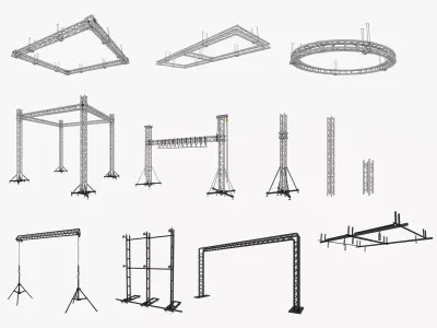 Truss Collection 3D model