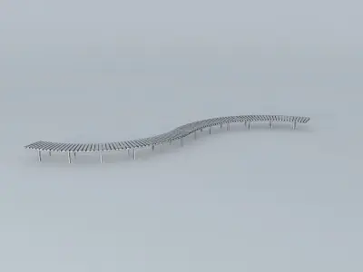 Organic Bank Agapito Serie Dome Free 3D model