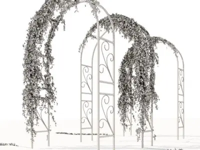 Ivy Pergola 3D model