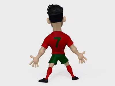 Cristiano Ronaldo Miniature - Caricature CR7 3D print model