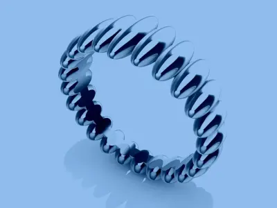 Eternity Ring Texture 3D print model