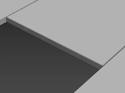 Wood floor Oak Cornell Brushed 3D model