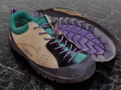 KEEN MENS JASPER ROCKS SP 3D SHOES 3D model