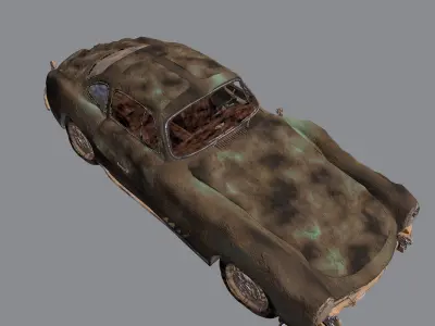 WRECK CAR 4 3D model