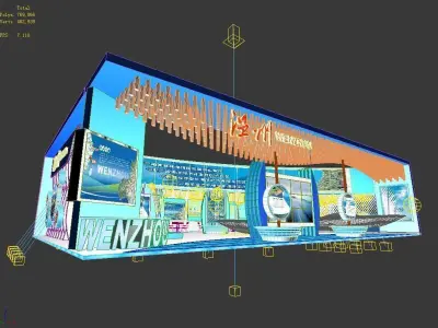 Exhibition - Area - 16X25-3DMAX2009-01 3D model