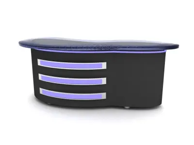 Virtual Tv Studio Desk 3D model