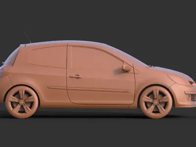 Renault Clio lll 3D print model