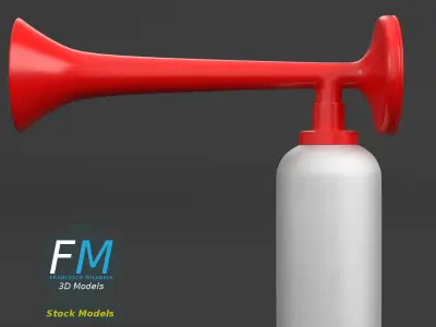 Air horn 3D model