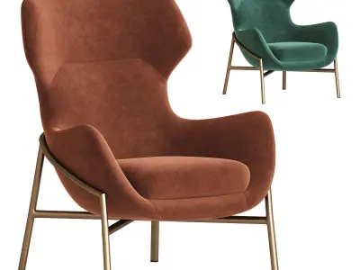 Brera Armchair Giuliomarelli 3D model