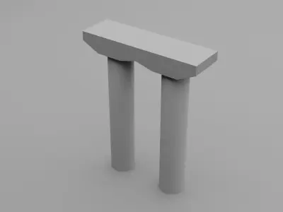 Bridge pack Low-poly 3D model