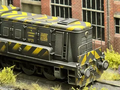 OO Gauge Yorkshire Engine Company DE4 O-6-ODE 3D print model