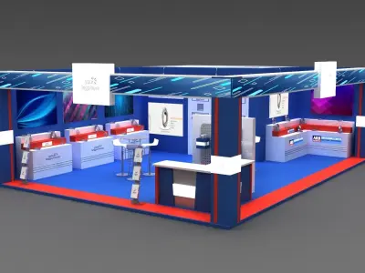 Stall Exhibition 3D model