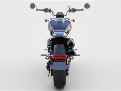 Generic American motorcycle 3D model