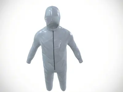 paint suit Low-poly 3D model