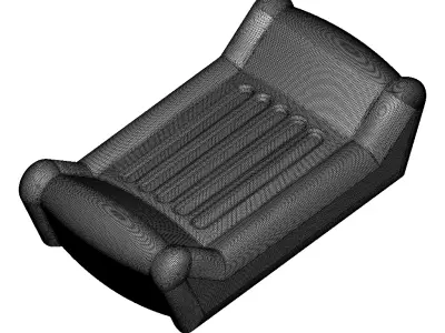 Premium Inflatable Bed 3D print model
