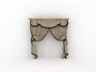 curtain 3D model
