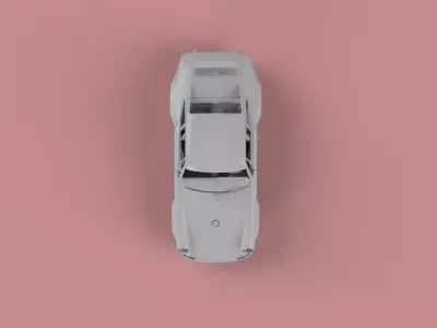 Porsche 911 4 by Singer 3D model