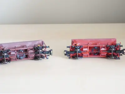 Pre supported H0 1-87 scale Tds self-unloading car 3D print model