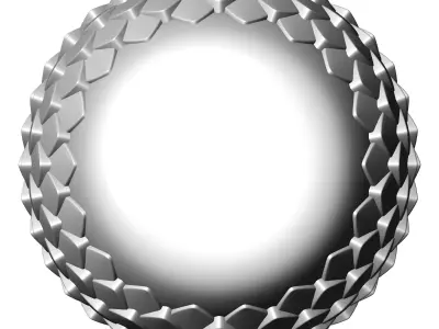 Fish Scale Vase 3d model for 3d printing  3D print model