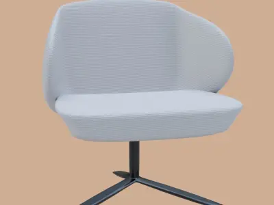MODERN CHAIR Free low-poly 3D model
