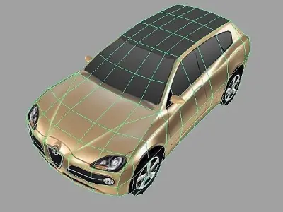 Alfa Romeo Kamal Low-poly 3D model