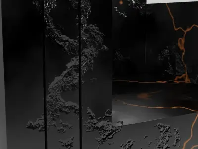 KDA throne  Free low-poly 3D model