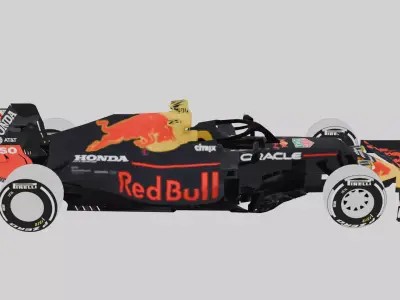 F1 Racing Car 3D model