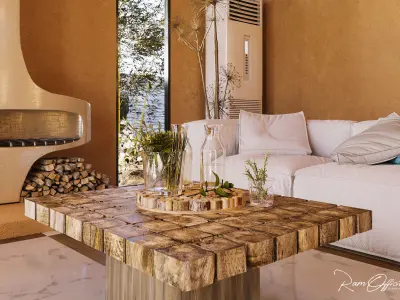 Soothing Cloud Living Room 3D model