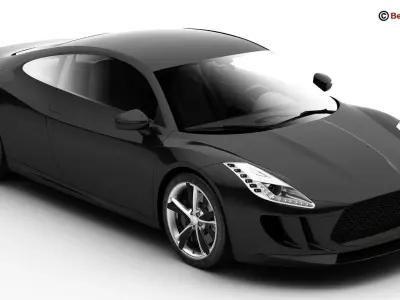 Generic Sports Car 3D model