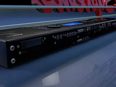 Kurzweil k2500 Synthesizer 3D model