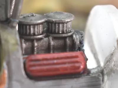 Modular Engine for Gaslands Cars 3D print model