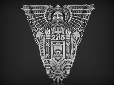 Bas-relief for the United States Ring 2025 3D print model