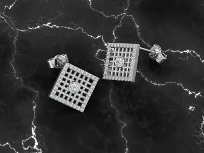 Jewelry Earring 3D print model