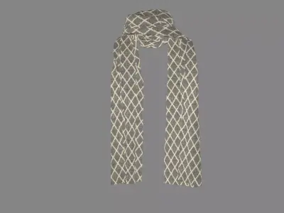 Dress collars scarves and necklaces decorated 3d models 3D model purchase