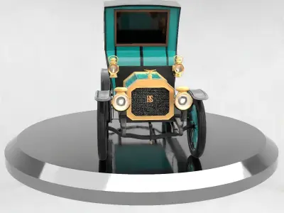 VINTAGE CAR 1904 3D model
