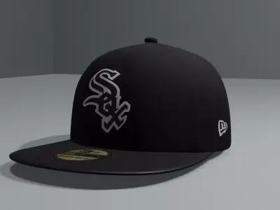 Chicago White Sox Baseball Hat 3D model